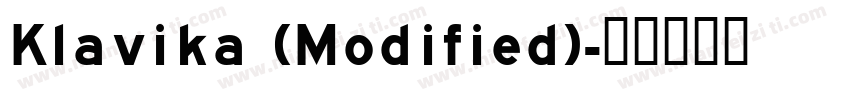 Klavika (Modified)字体转换